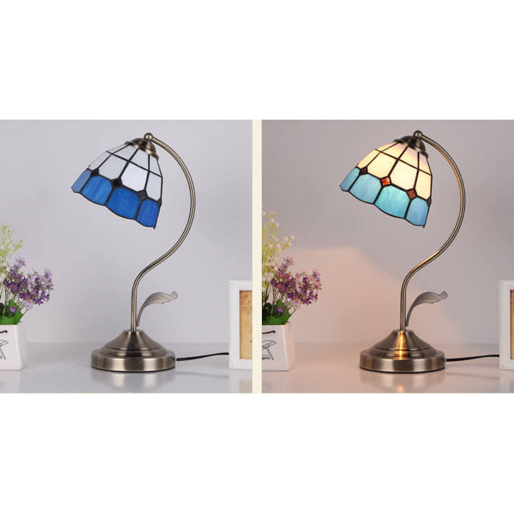 Round Head Glass Hardware Table Lamp