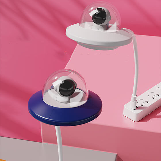 Astronaut Pure White Rechargeable Table Lamp