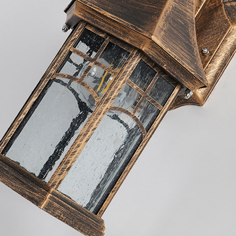 Aluminum Glass Conical Prism Outdoor Light
