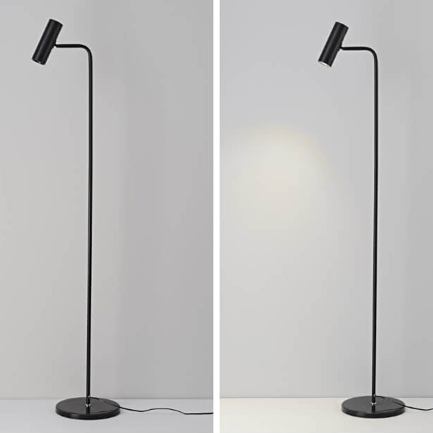 Industrial Iron Simple Base Floor Lamp
