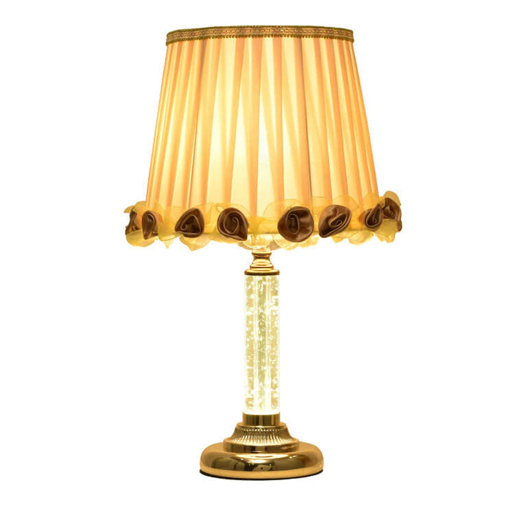 Crystal Brightness Remote Control Table Lamp
