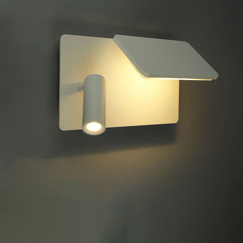 Square Flat Reading Wall Lamp