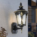Quadrangle Pointed Cylinder Aluminum Outdoor Light