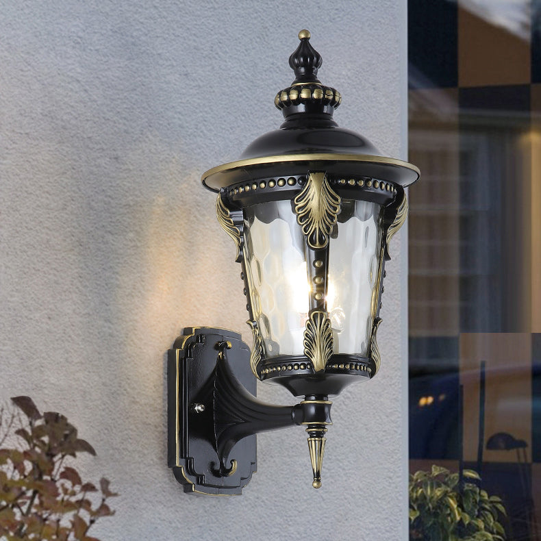 Quadrangle Pointed Cylinder Aluminum Outdoor Light