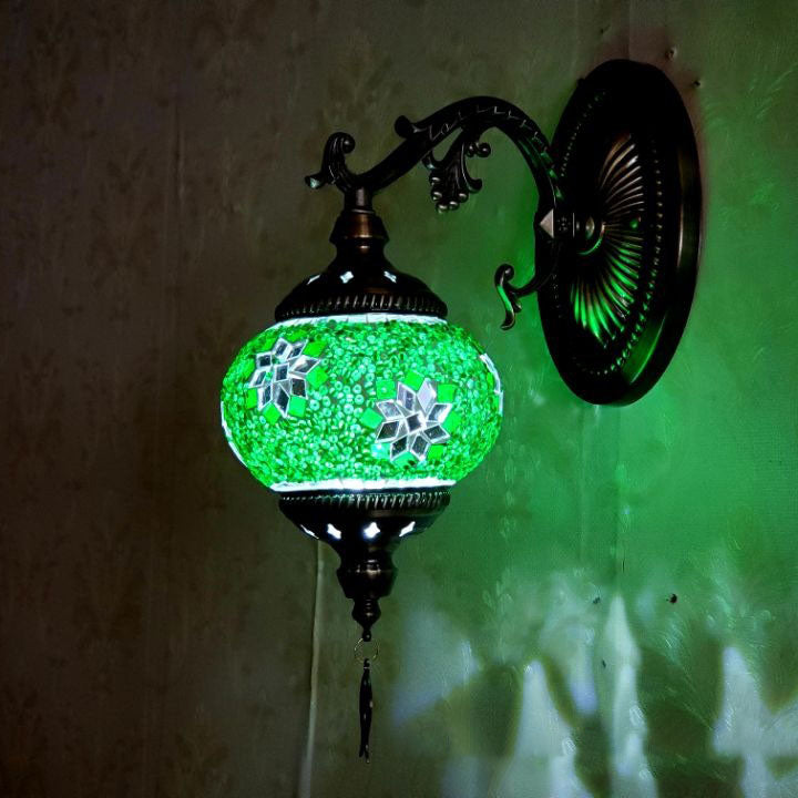 Exotic Cracked Glass Wall Lamp