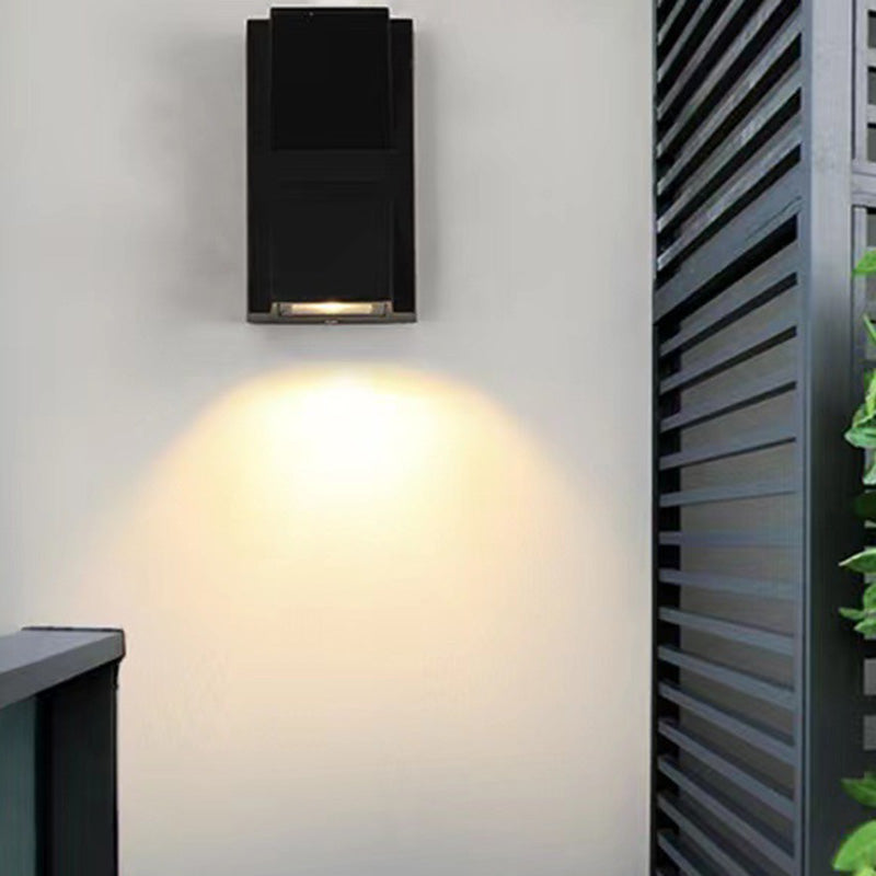 Aluminum Rectangular Triangular Prism Outdoor Light