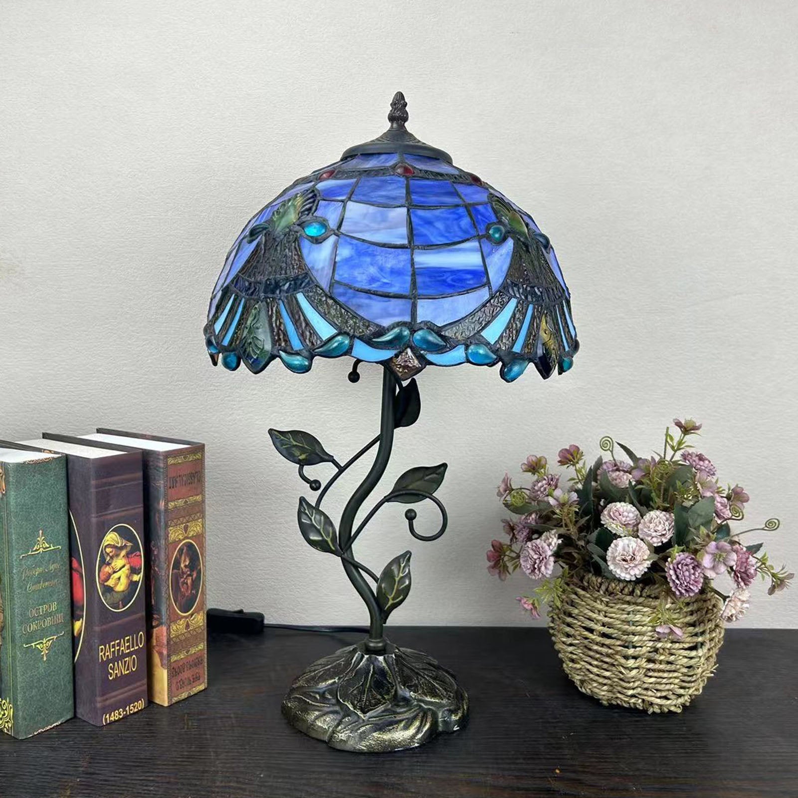Resin Glass Dome Conic Table Lamp