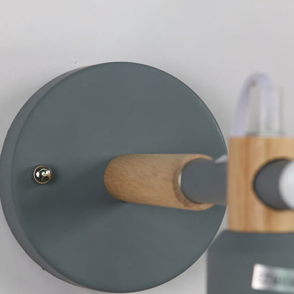 Macaron Iron Trumpet Shaped Wall Lamp