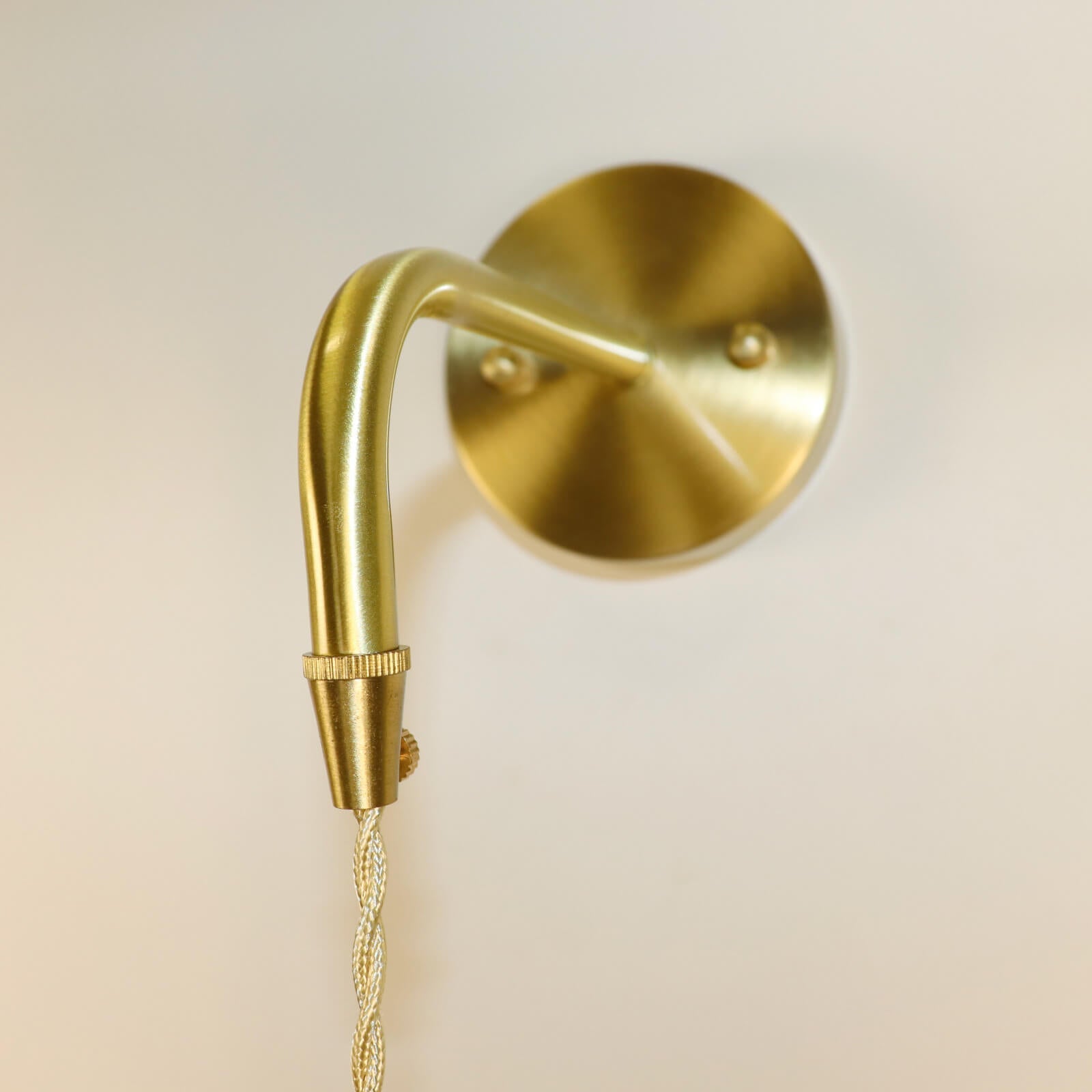 Brass Crystal Glass Wall Lamp