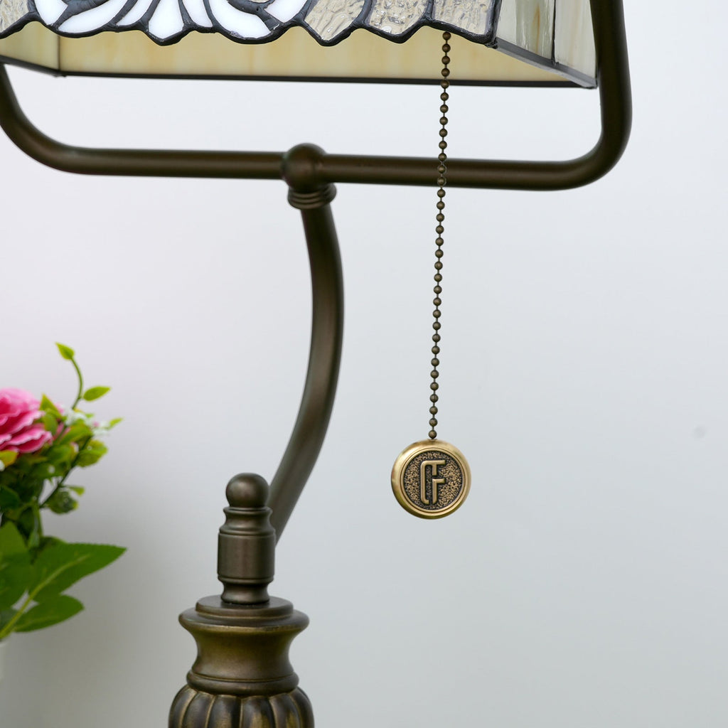 Angel Wings Stained Glass Table Lamp