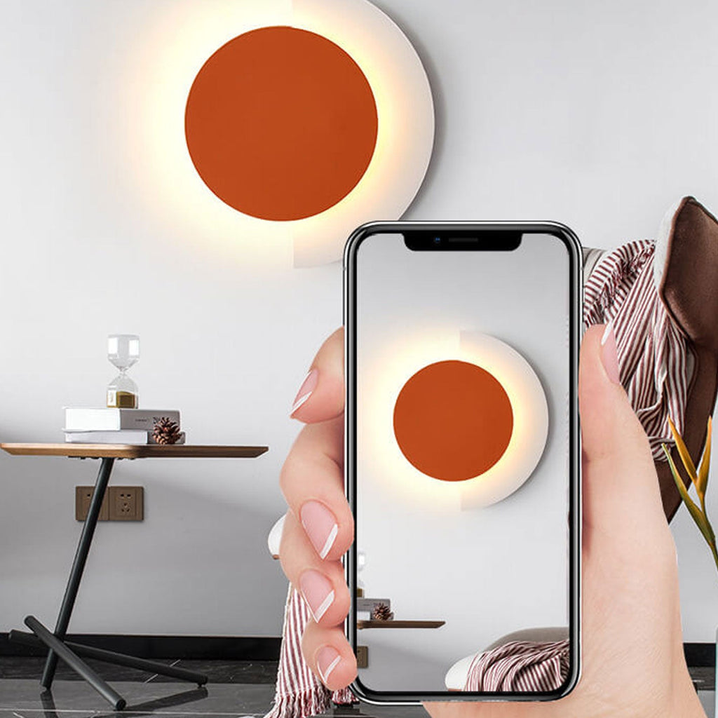 Postmodern Solid Color Wrought Wall Lamp