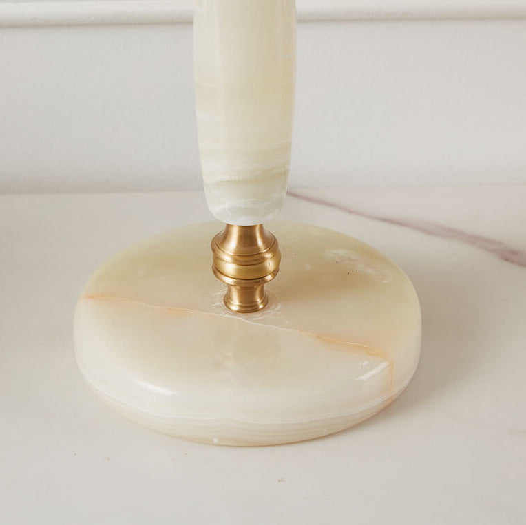 Fabric Fringed Horn Table Lamp
