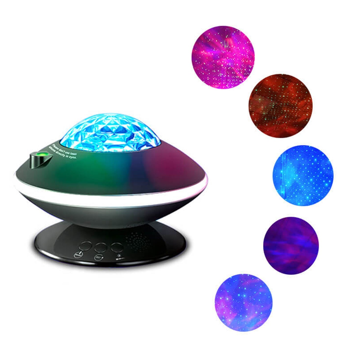 Rotary Three-speed Dimming Aurora Floor Lamp