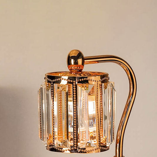 Round Plastic Glass Aroma Table Lamp