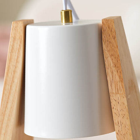 Cone Iron Log Melting Table Lamp