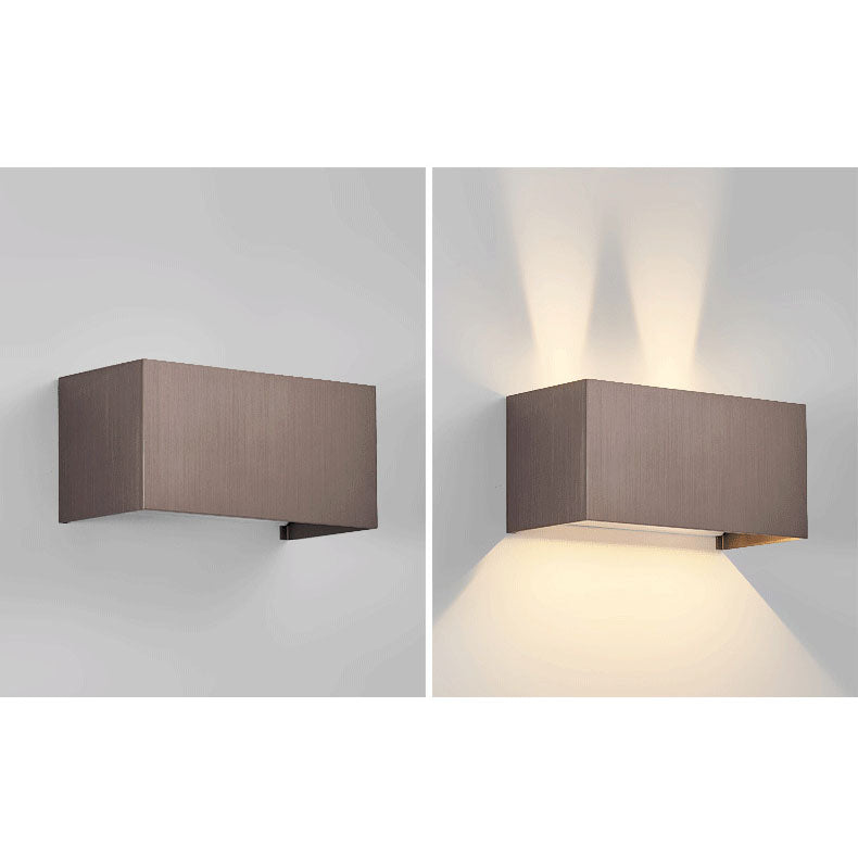 Aluminum Square Flat Beam Wall Lamp