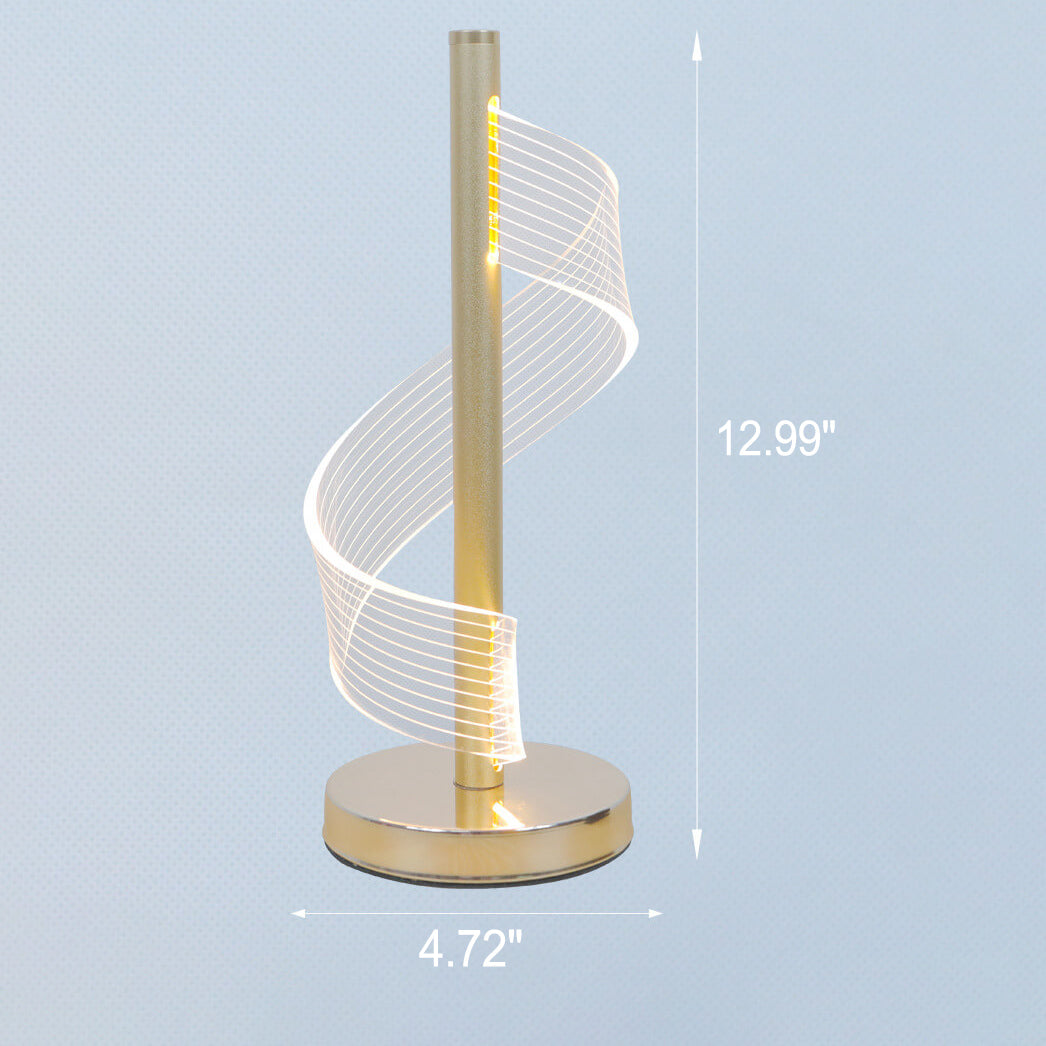 Acrylic Curve Table Lamp