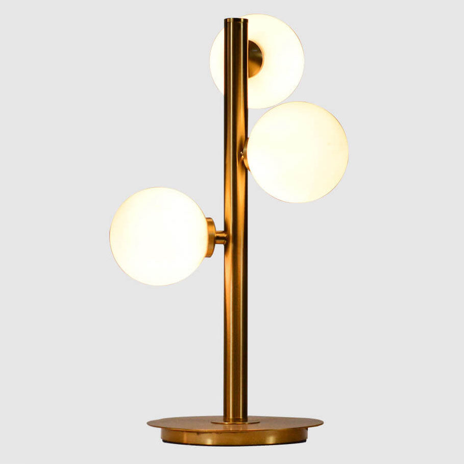 Magic Bean Glass Iron 3-Light Table Lamp