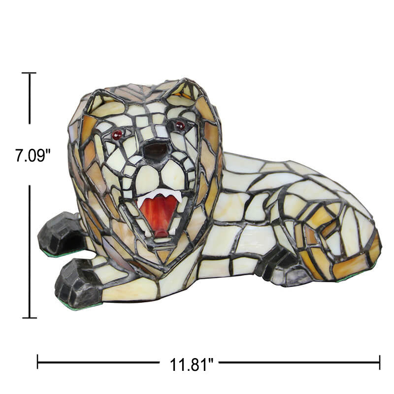 Animal Stained Glass Decorative Table Lamp