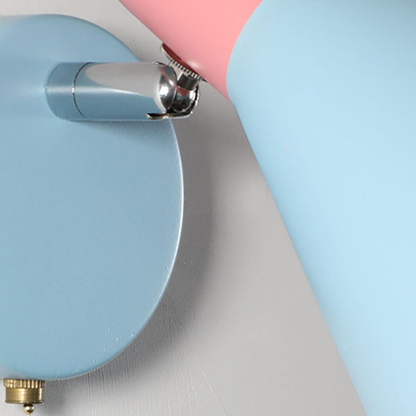 Blue Cone Reading Wall Lamp