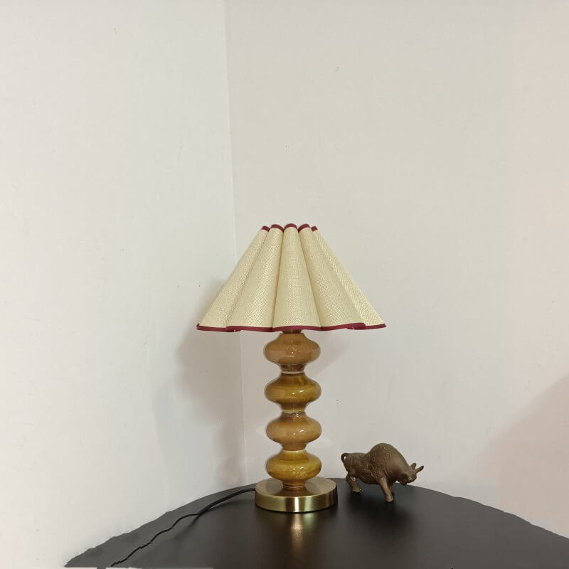 Canvas Petal Ceramic Table Lamp