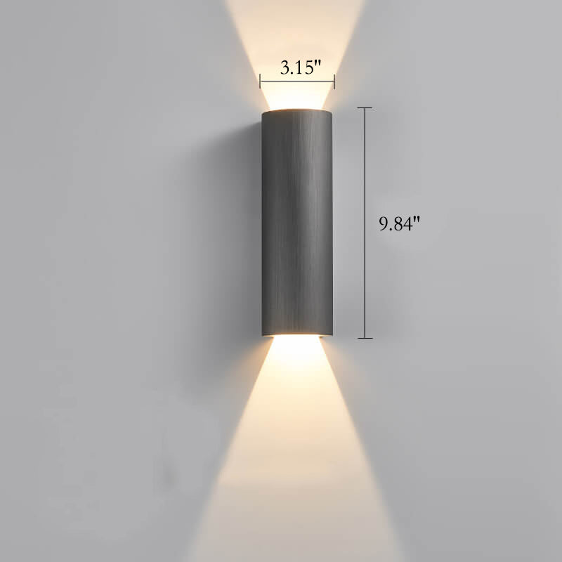 Aluminum Cylindrical Wall Lamp
