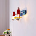Childlike Colorful Geometric Iron 2-Light Wall Lamp