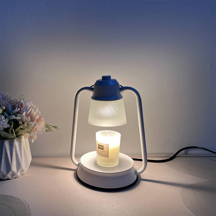 Round Glass Hardware Melting Table Lamp