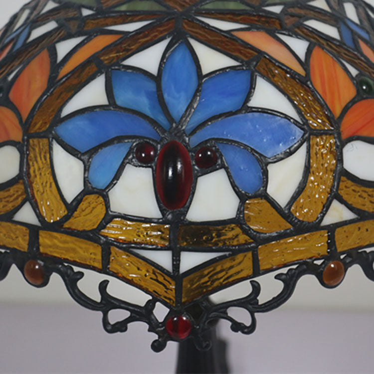 Resin Zinc Alloy Glass Table Lamp