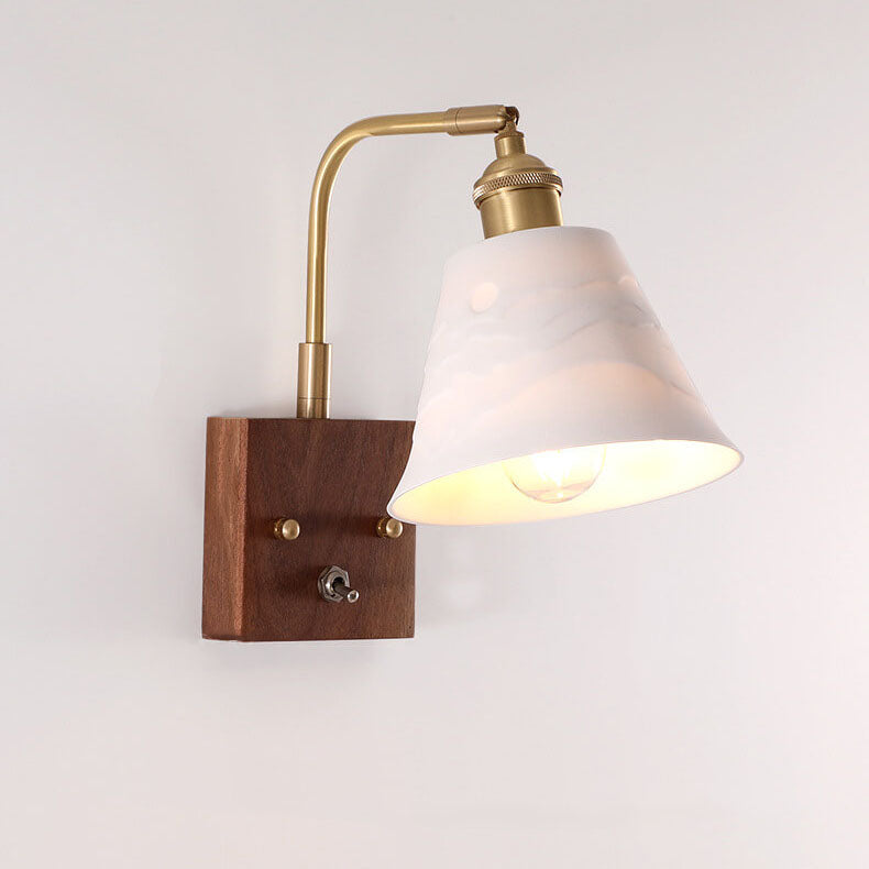 Black Walnut Wall Lamp