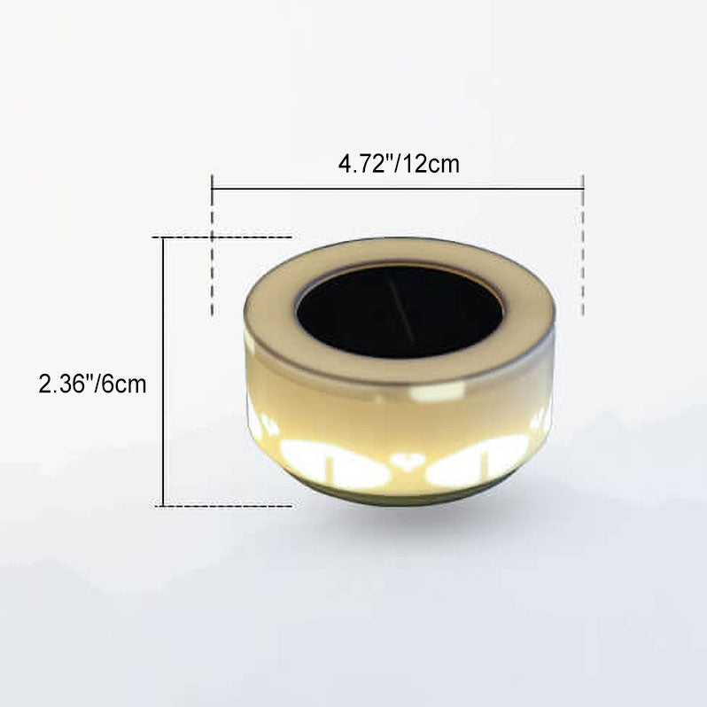 Round Acrylic Outdoor Light