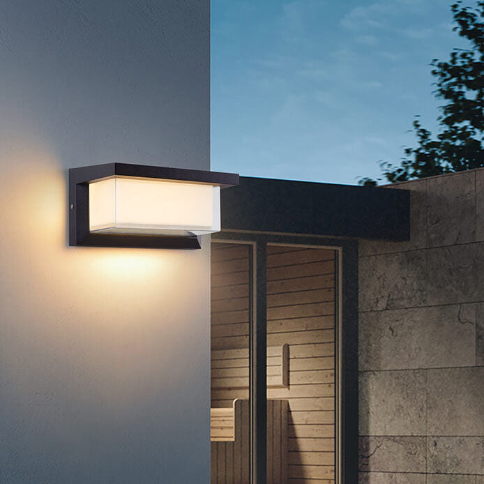 Rectangle PC Patio Outdoor Light