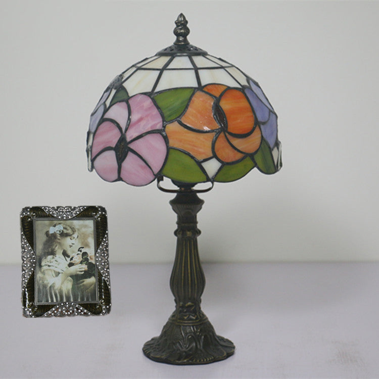 Dome Flower Zinc Alloy Table Lamp