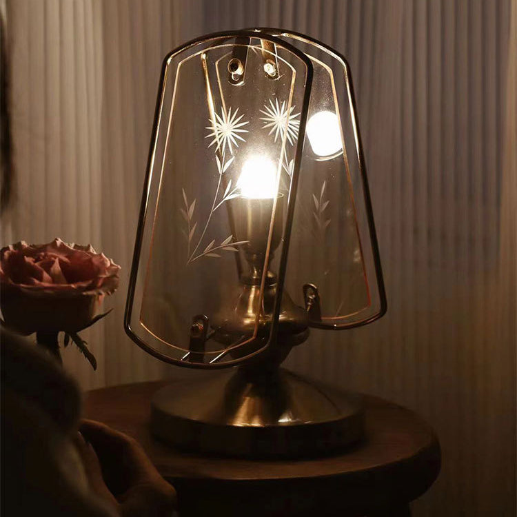 Screen Acrylic Iron Bedroom Table Lamp