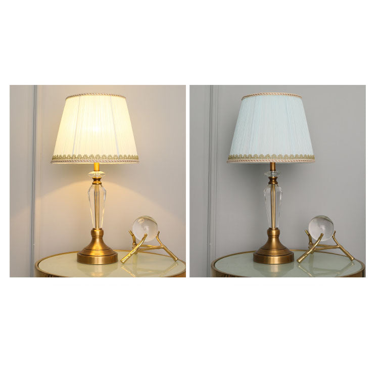Crystal Cloth Table Lamp