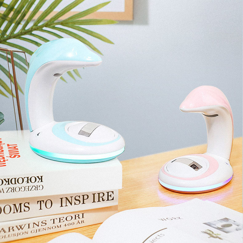 Dolphin Projection Rainbow Night Table Lamp