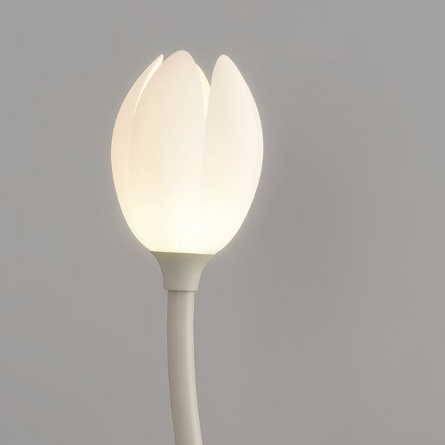 Tulip Iron Rolled Plastic Floor Lamp