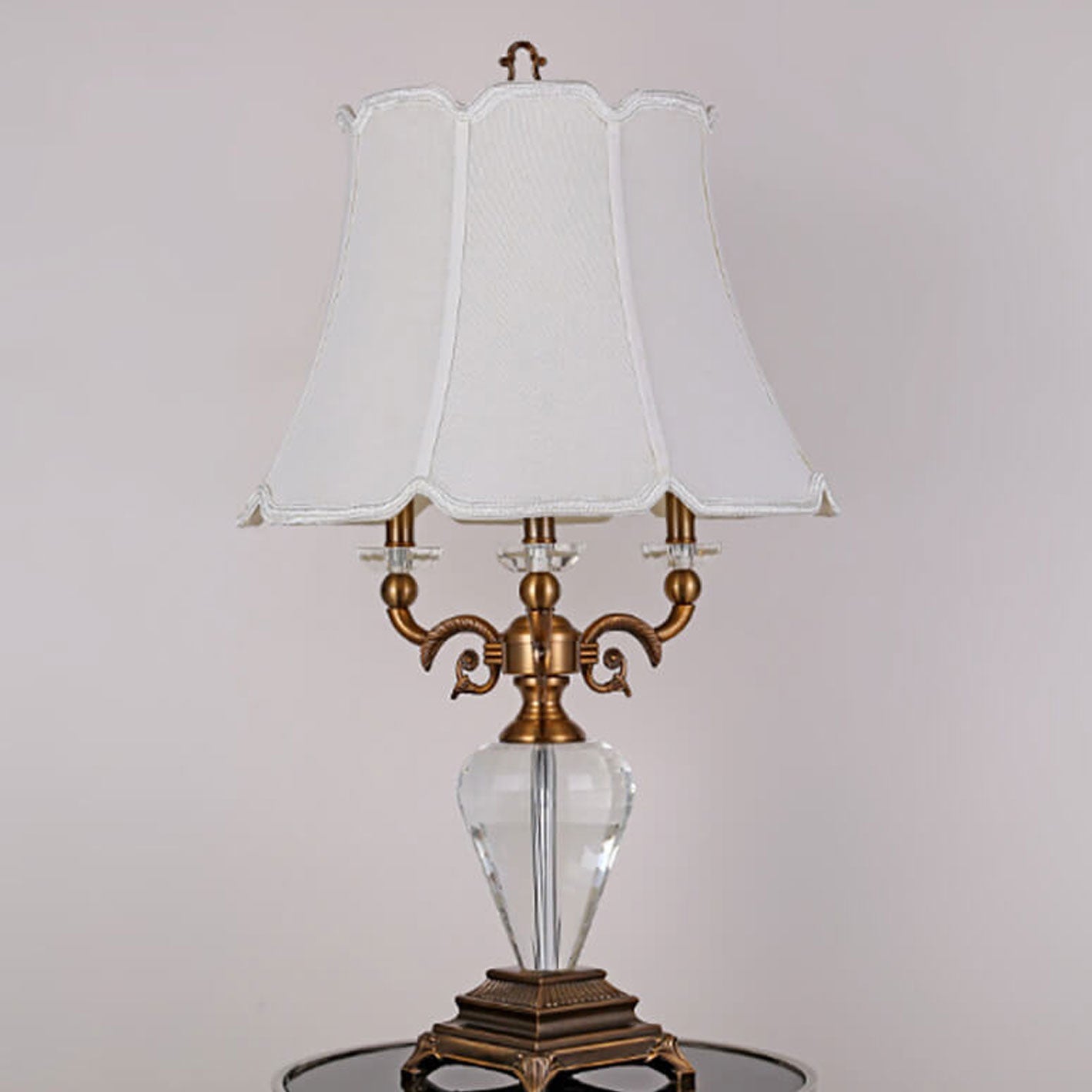 Zinc Alloy Crystal Table Lamp