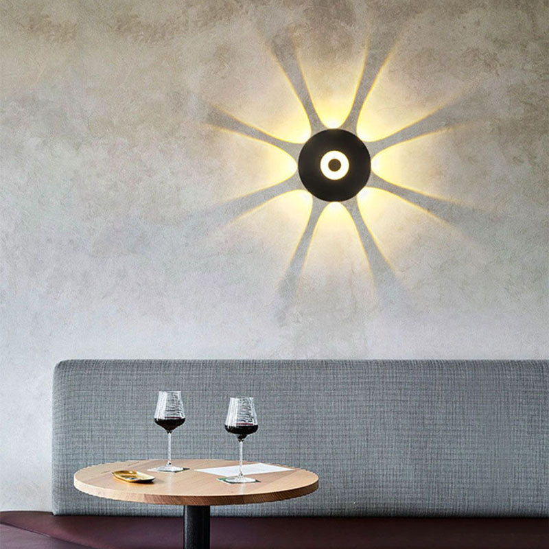 Aluminum Round Patio Outdoor Light