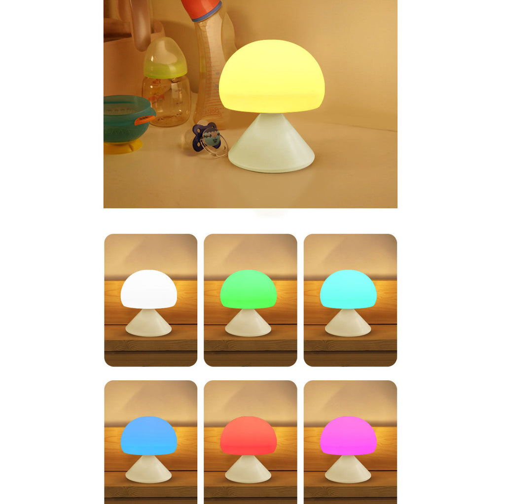 Intelligent Silicone Round Mushroom Table Lamp