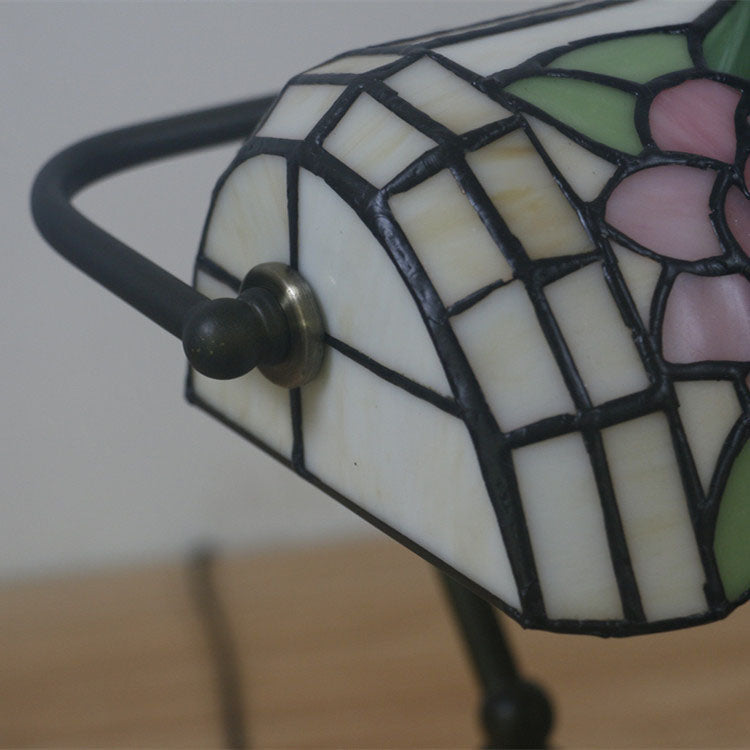 Half Cylinder Rose Zinc Table Lamp