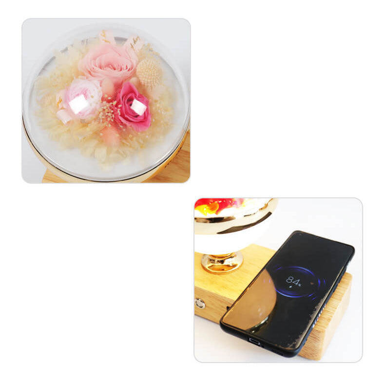 Permanent Flower Night Smart Table Lamp