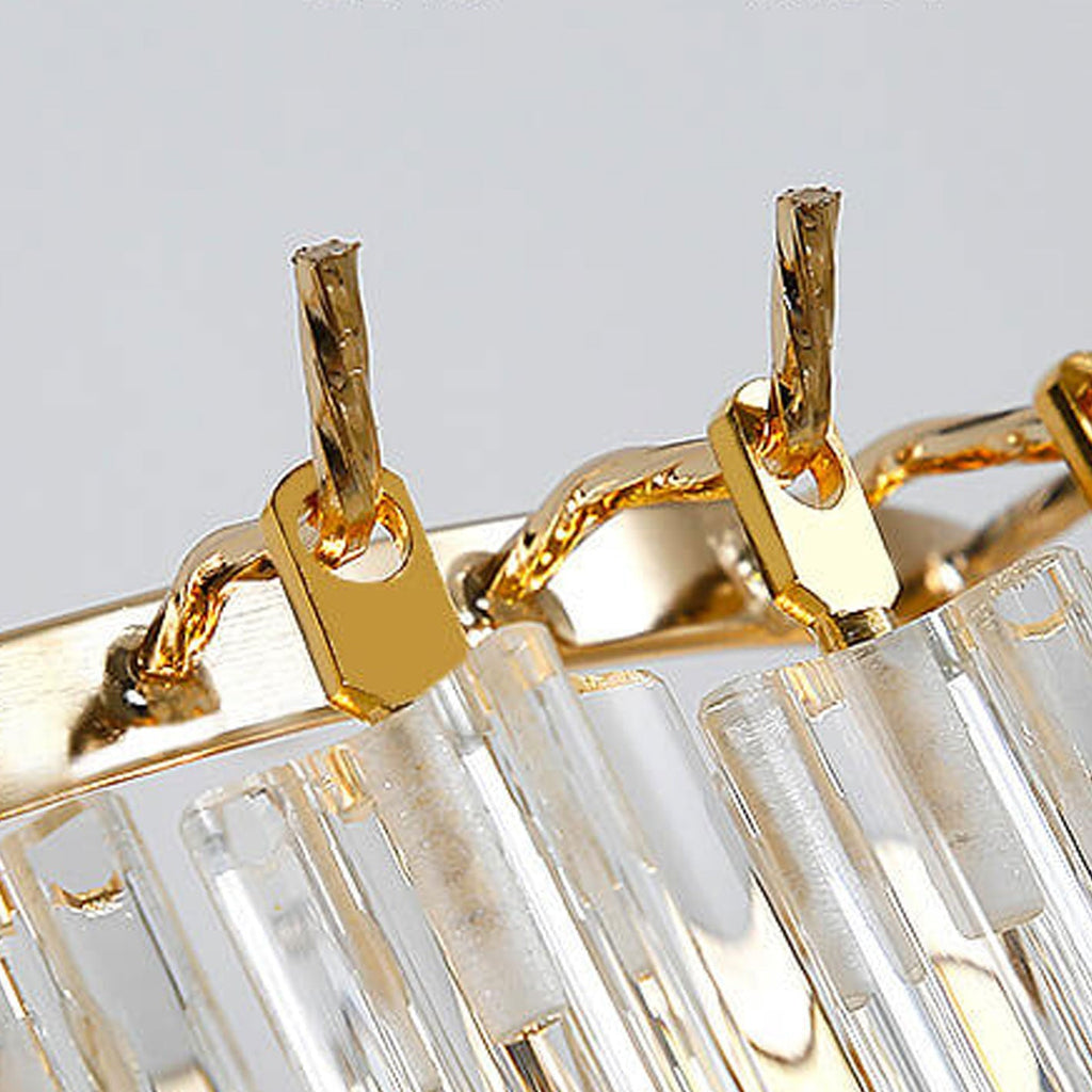 Crystal Four Layers 4-Light Wall Lamp