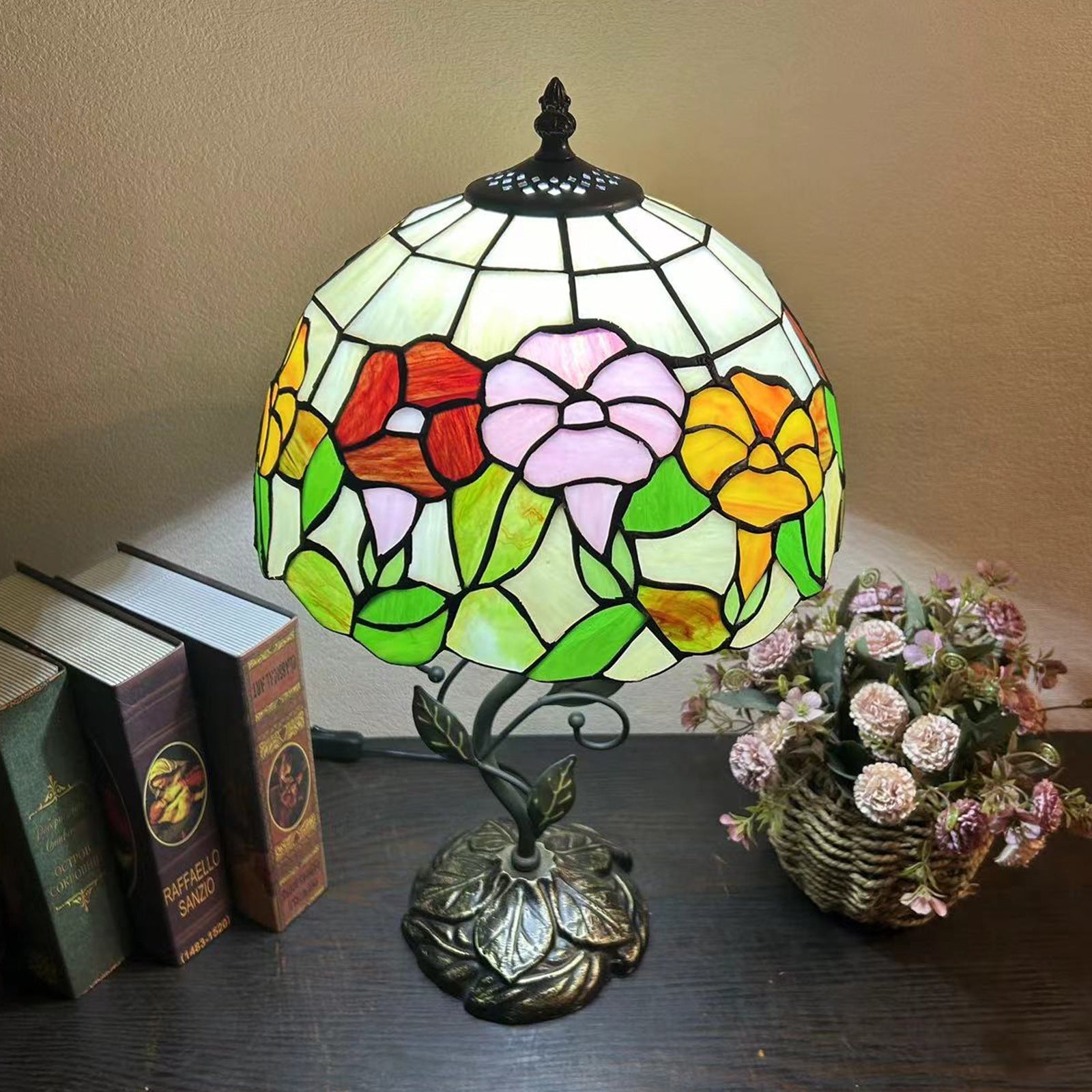 Dome Iron Glass Living Table Lamp