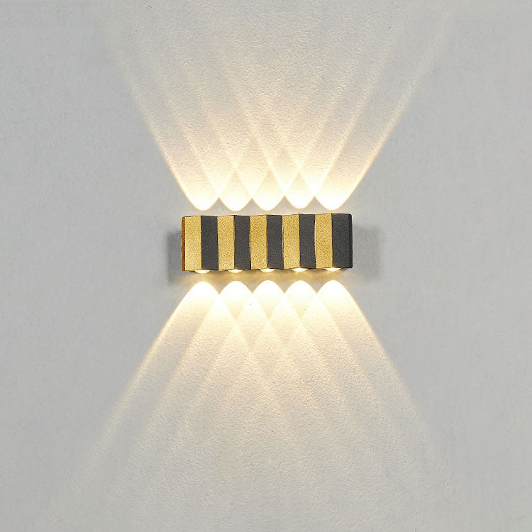 Golden Aluminum Patio Outdoor Light