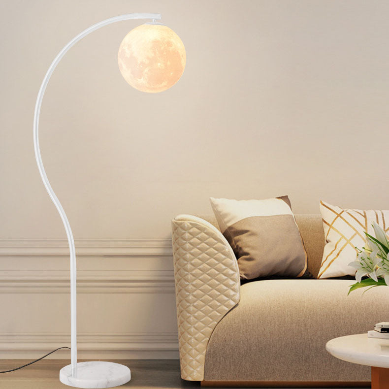 Iron Marble Floor Lamp
