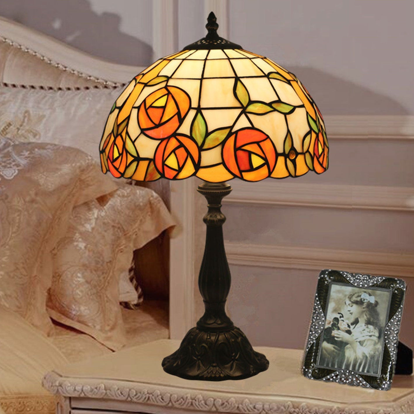 Zinc Alloy Color Table Lamp