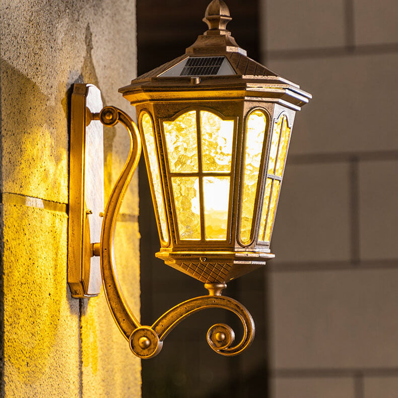 Lantern Aluminum Glass Patio Outdoor Light