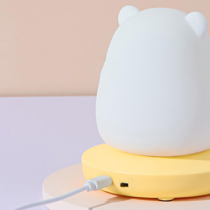 Silicone Animal Rechargeable Night Table Lamp