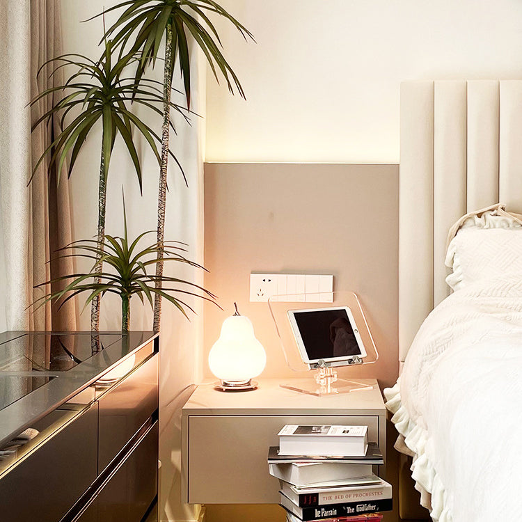 Pear Hardware Glass Living Table Lamp